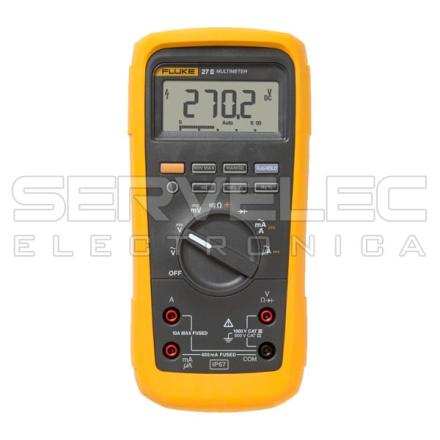 Multímetro Digital Trms De Robustez Extrema 27ii Fluke